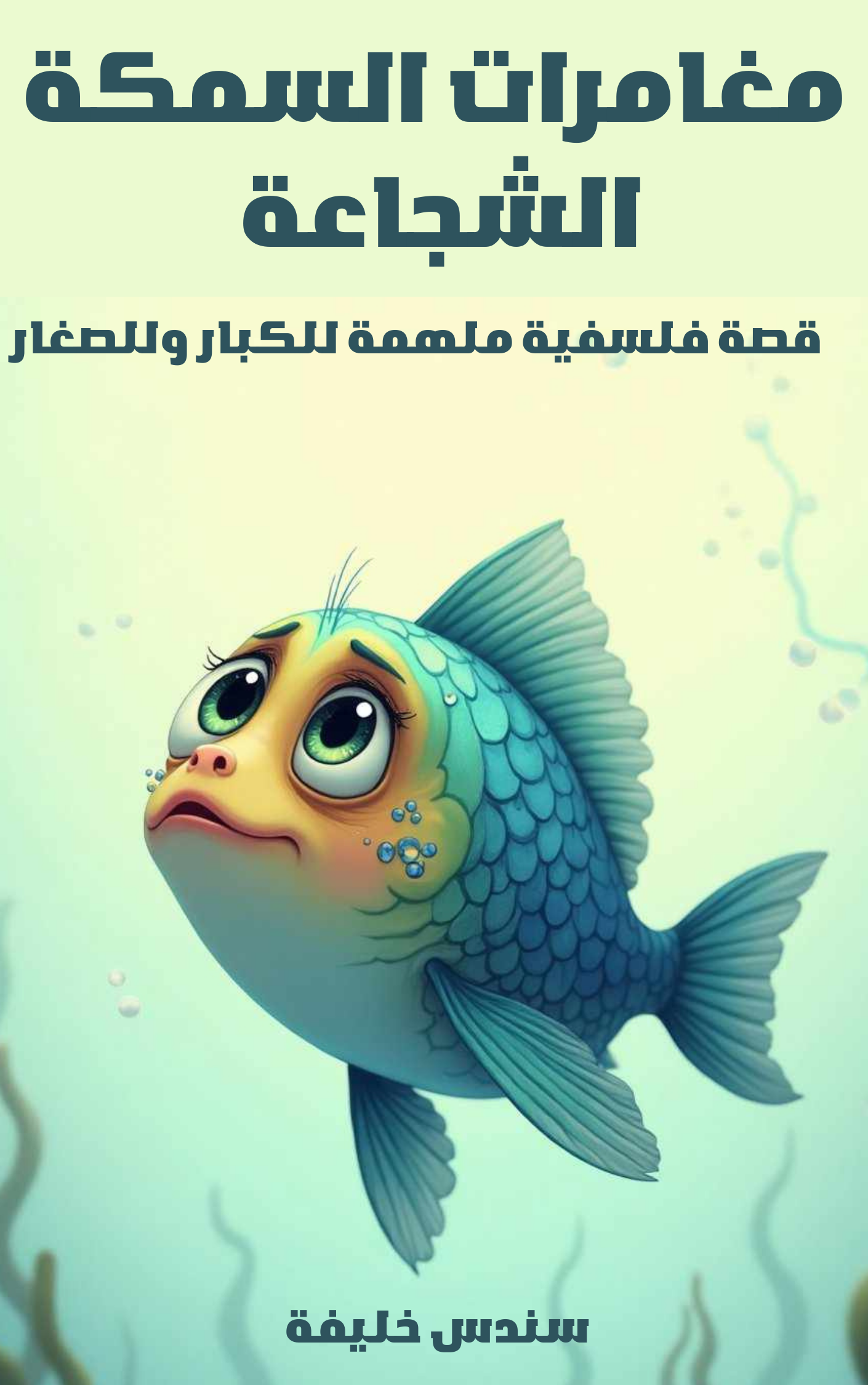 غلاف قصة السمكة الشجاعة